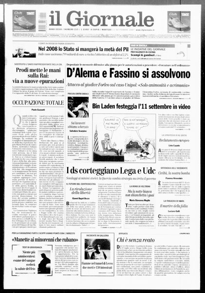 Il giornale : quotidiano del mattino